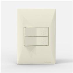 TAPA 2 MODULOS BLANCO - CAMBRE S.XXII