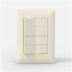 TAPA 4 MODULOS BLANCA - CAMBRE S.XXII