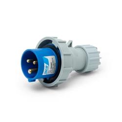 FICHA MACHO INDUSTRIAL 2P + T 16A IP67