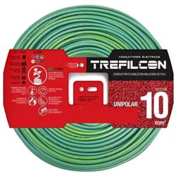 Cable unipolar 10mm verde y amarillo normalizado por metro