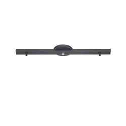 REGLETA P/ COLGANTE DE 2 LUCES (586X35X17MM) NEGRO - FERROLUX
