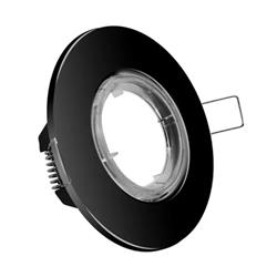 SPOT COMPLETO FACECLIP CIRCULAR BORDE NEGRO GU10