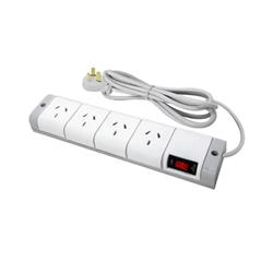 ZAPATILLA 4 TOMAS CON CABLE DE 5 MTS Y CORTE TÉRMICO