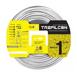 Cable unipolar 1mm blanco normalizado rollo 100 metros