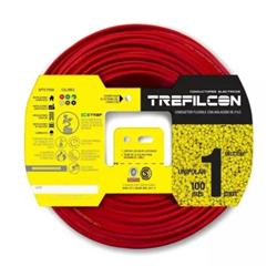 Cable unipolar 1mm rojo normalizado rollo 100 metros