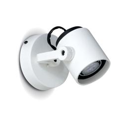 SPOT 1 LUZ BLANCO PVC GU10