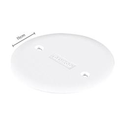 TAPA CIEGA DE PVC PARA CAJA OCTOGONAL GRANDE 