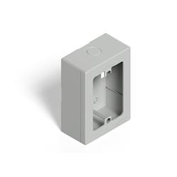 CAJA RECTANGULAR EXTERIOR DE PVC BLANCA 