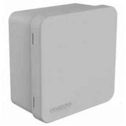CAJA CUADRADA CON TAPA DE PVC GRIS