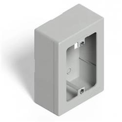 CAJA MONOBLOCK RECTANGULAR SOBREPONER DE PVC BLANCA