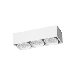 CARDÁNICO PARA SOBREPONER 3 LUCES COLOR BLANCO