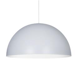 COLGANTE CAMPANA MEDIA ESFERA 40CM BLANCO