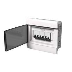 CAJA 8 MODULOS EMBUTIR DIN PUERTA FUME 
