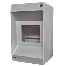 CAJA EXTERIOR TM 4 BOCAS SIN TAPA BLANCA