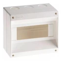 CAJA EXTERIOR TM 8 BOCAS SIN TAPA BLANCA