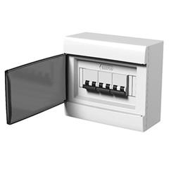 CAJA 8 MODULOS EXTERIOR DIN PUERTA FUME
