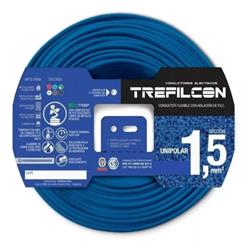 Cable unipolar 1.5mm celeste normalizado por metro