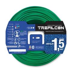 Cable unipolar 1.5mm verde normalizado por metro