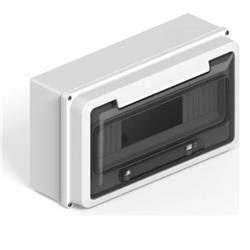 CAJA IP65 PARA 12 POLOS DIN BLANCO