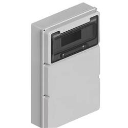 CAJA IP65 12 MODULOS + 2 MODULOS CIEGOS GRIS