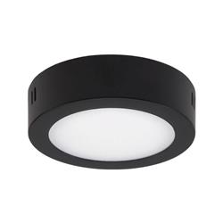 PANEL PARA SOBREPONER CIRCULAR 6W LUZ FRÍA BORDE BORDE NEGRO