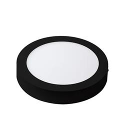 PANEL EXTERIOR REDONDO 24W LUZ CALIDA NEGRO - TREFI
