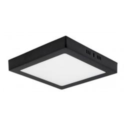 PANEL PARA SOBREPONER CUADRADO 12W LUZ FRÍA BORDDE BORDE NEGRO