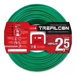 Cable unipolar 2.5mm verde normalizado por metro