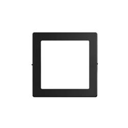 PANEL EMBUTIR CUADRADO 6W LUZ NEUTRA BORDE NEGRO