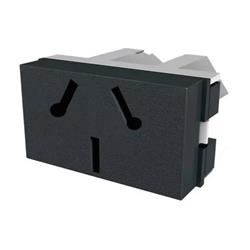 MODULO TOMA BINORMA 10A NEGRO - VERONA