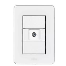 LLAVE ARMADA TV PASANTE CON ACOPLE BLANCO -  MITO