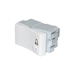 MODULO PULSADOR FLOR BLANCO - VERONA