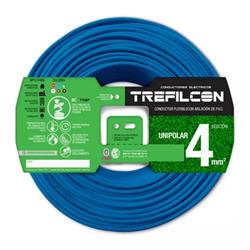 Cable unipolar 4mm celeste  normalizado por metro