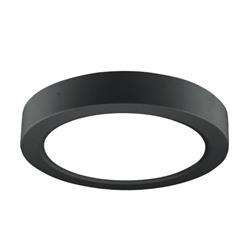 PANEL DE MONTAR REDONDO 6W NEGRO LUZ FRIA