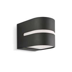 APLIQUE BIDIRECCIONAL CURVO NEGRO