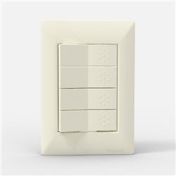 TAPA 4 MODULOS BLANCA - CAMBRE S.XXII