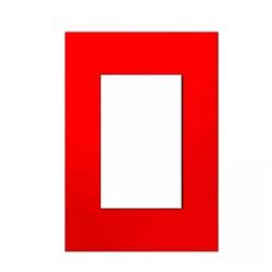 TAPA PARA BASTIDOR OCULTO 5 X 10 ROJO -  PLATINUM