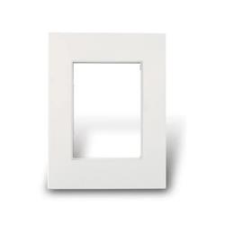 TAPA CON DISTANCIADOR BLANCO BAUHAUS - CAMBRE
