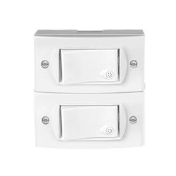 PUNTO DOBLE 10A BLANCO EXTERIOR EXTRACHATA