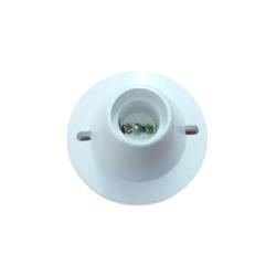 PORTALAMPARA RECEPTACULO RECTO BLANCO
