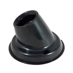 PORTALAMPARA RECEPTACULO CURVO NEGRO E27