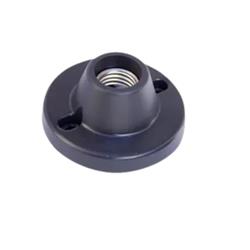 PORTALAMPARA RECEPTACULO RECTO NEGRO E27
