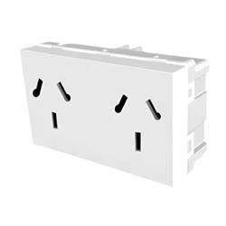 MODULO TOMA DOBLE BINORMA -PLATINUM