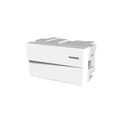 MODULO PUNTO UNIPOLAR BLANCO  1 - 1.2  MODULO EN  1 -  PLATINUM
