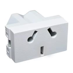 MODULO TOMA BIPOLAR BLANCO -  PLATINUM