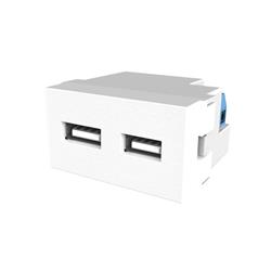 MODULO USB DOBLE  CARGA 3A -  PLATINUM