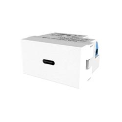 MODULO USB C 3A BLANCO -  PLATINUM