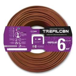 Cable unipolar 6mm marrón normalizado 	por metro