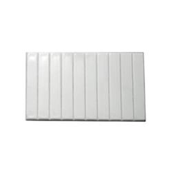 TAPA DIN PARA 4 POLOS BLANCA
