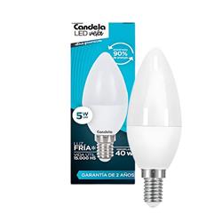 LÁMPARA LED VELA DE 5W LUZ FRÍA